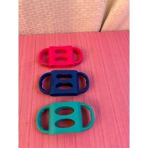 3 Dr. Brown rubber bottle handles lot